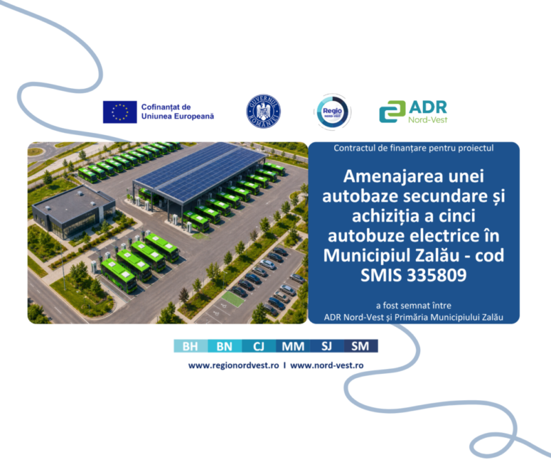 Zalăul investește peste 5,4 milioane de euro în modernizarea transportului public printr-o autobază nouă și cinci autobuze electrice