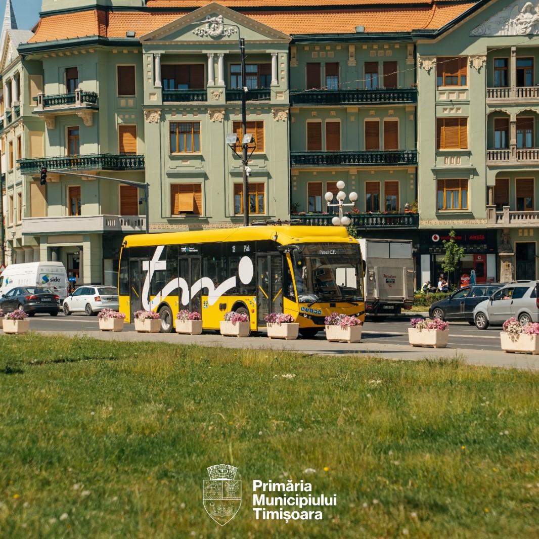 Au ajuns 19 autobuze electrice noi la Timișoara iar primele au intrat deja în testele de traseu