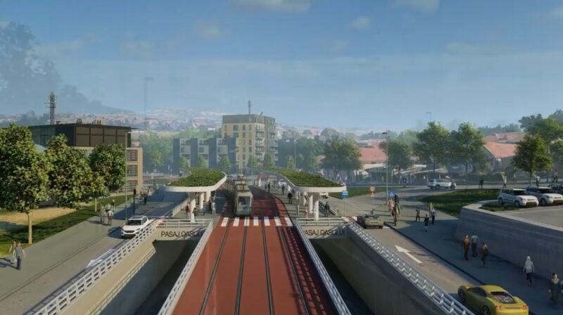 Cluj‑Napoca lansează licitația pentru pasajul rutier Oașului–Muncii. Proiectul finanțat din fonduri europene va moderniza și un tronson de linie de tramvai