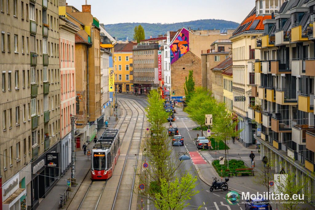 Două capitale - două viteze: cum evoluează parcul automobilelor în Viena și București. Creșterea utilizării transportului public versus lamentările că în sfârșit se fac benzi BUS