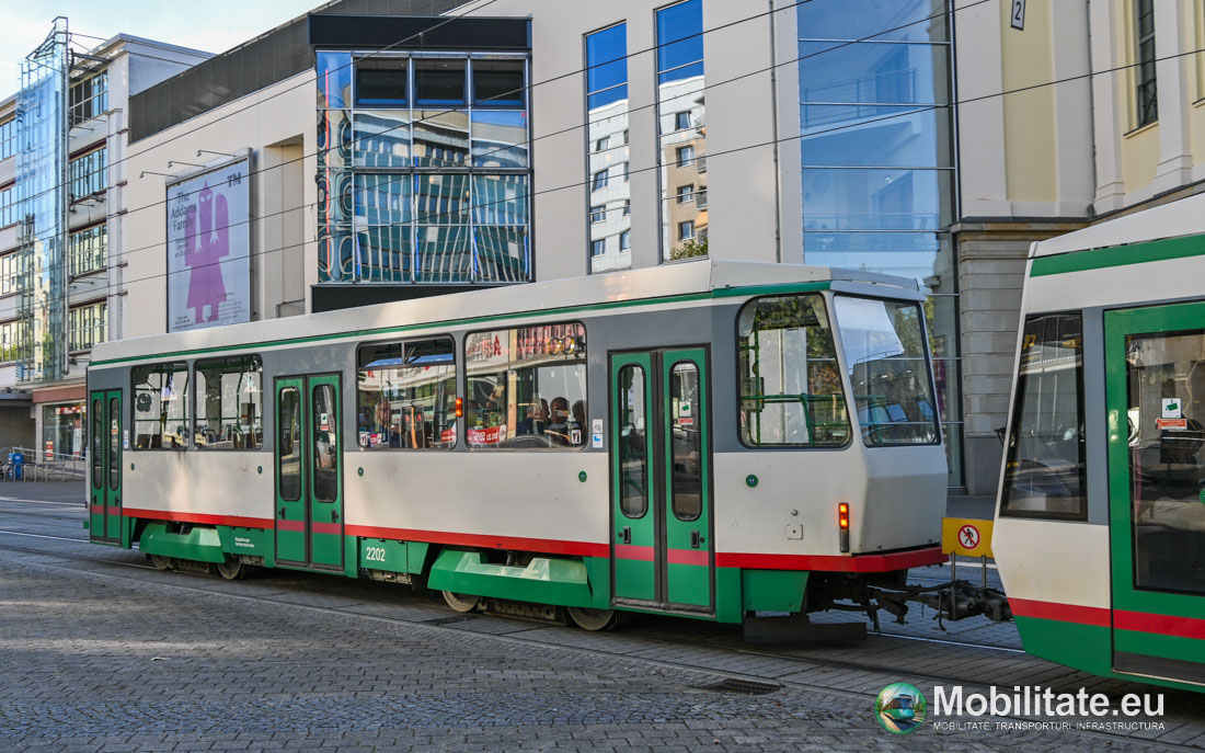 Ultimele vagoane remorcă Tatra B6A2 au ieșit din serviciu la Magdeburg marcând și finalul acestora în lume