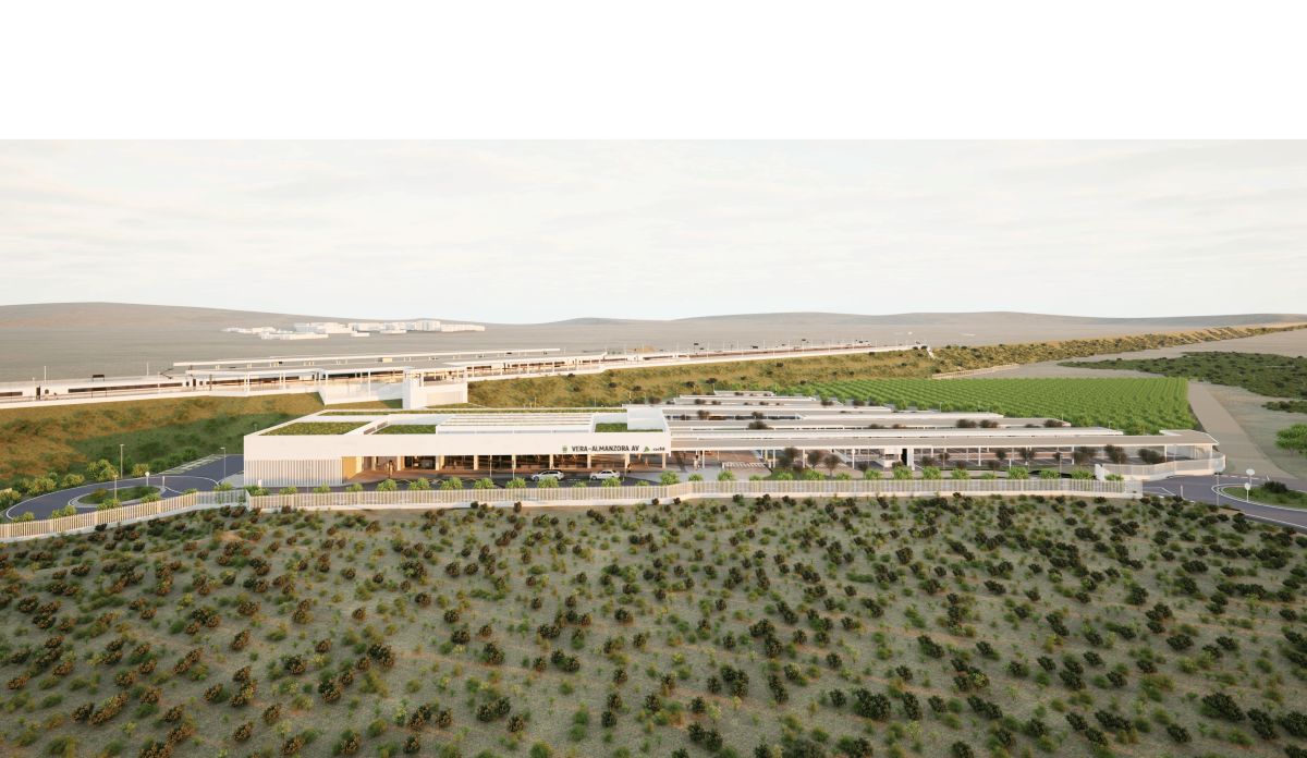 Adif AV lansează licitația de 19 milioane de euro pentru noua gară Vera‑Almanzora de pe linia de mare viteză Murcia–Almería