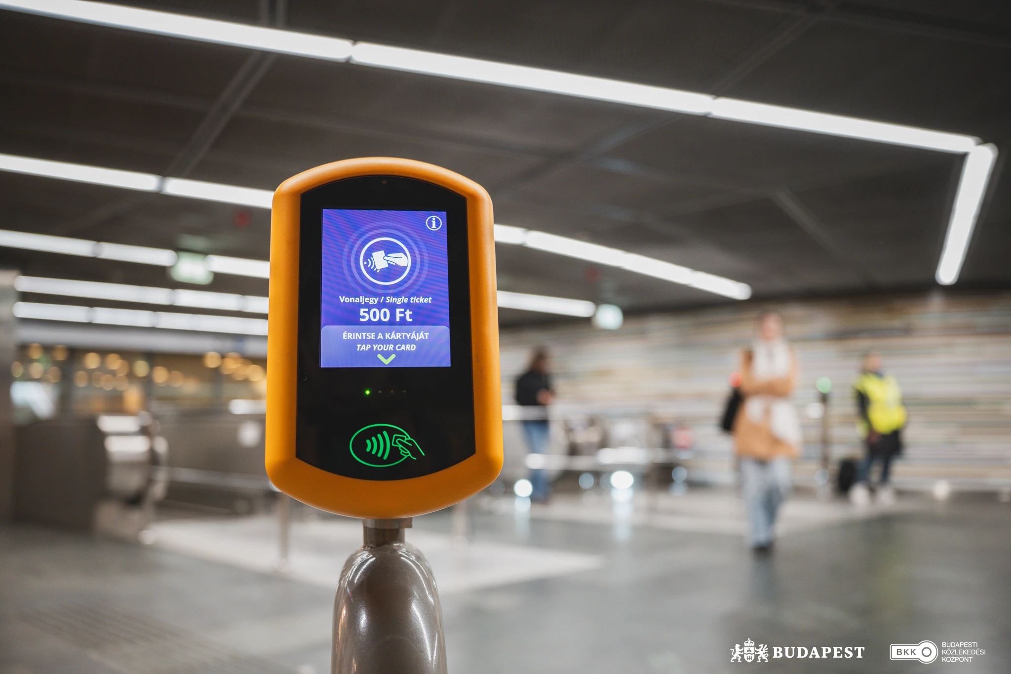 Peste 20.000 de bilete cumpărate în doar o săptămână prin Pay&GO pe toate liniile de metrou din Budapesta