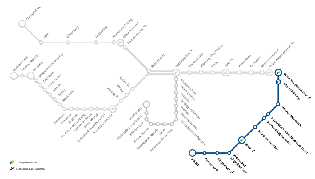 Westbahn lansează noile servicii pe ruta Viena - Villach și introduce trenurile de mare viteză Stadler SMILE din 29 mai 2026