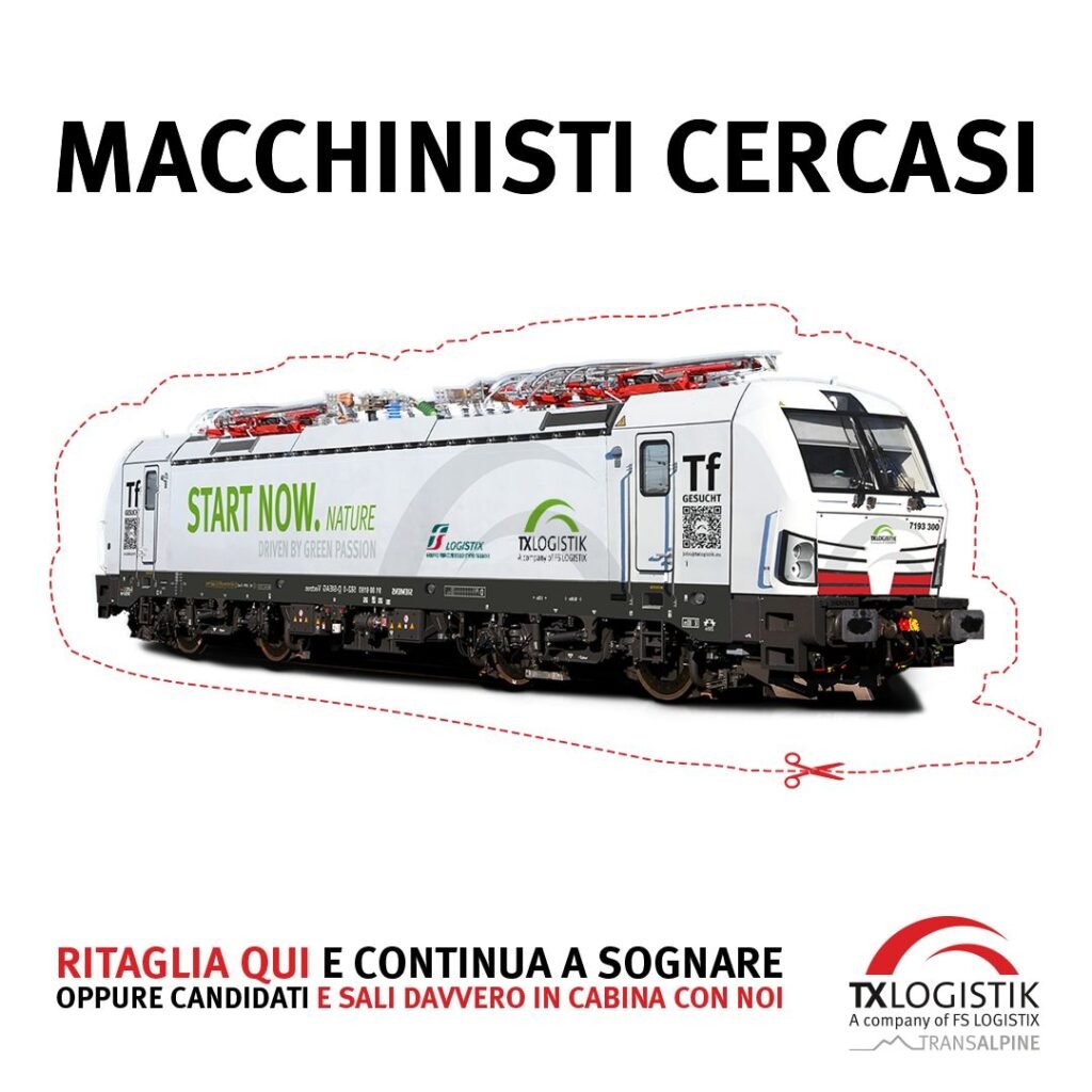 TX Logistik își extinde operațiunile în Italia și caută mecanici de locomotivă pentru Verona și Milano, subliniind responsabilitatea critică din cabina trenului