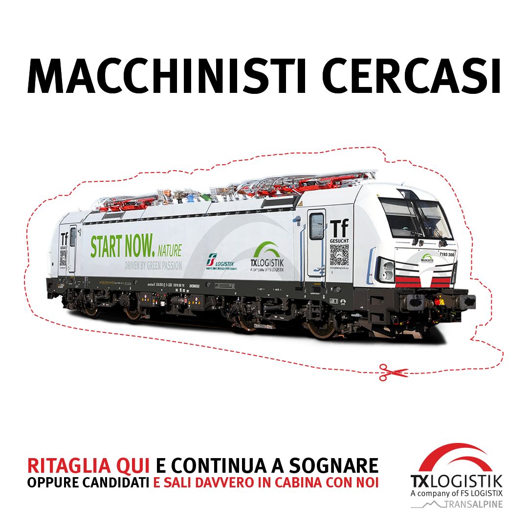 TX Logistik își extinde operațiunile în Italia și caută mecanici de locomotivă pentru Verona și Milano, subliniind responsabilitatea critică din cabina trenului