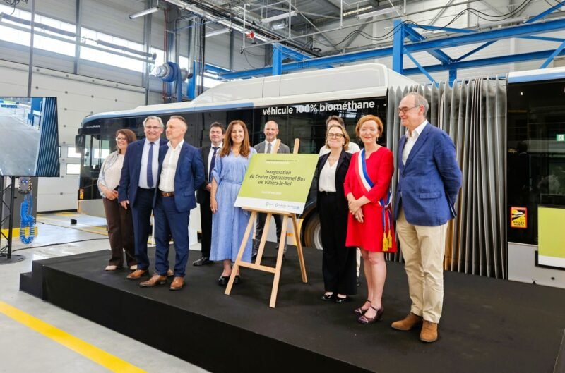 Île‑de‑France Mobilités inaugurează noul centru operațional de autobuze pe biometan din Villiers‑le‑Bel după o investiție de 26,3 milioane de euro