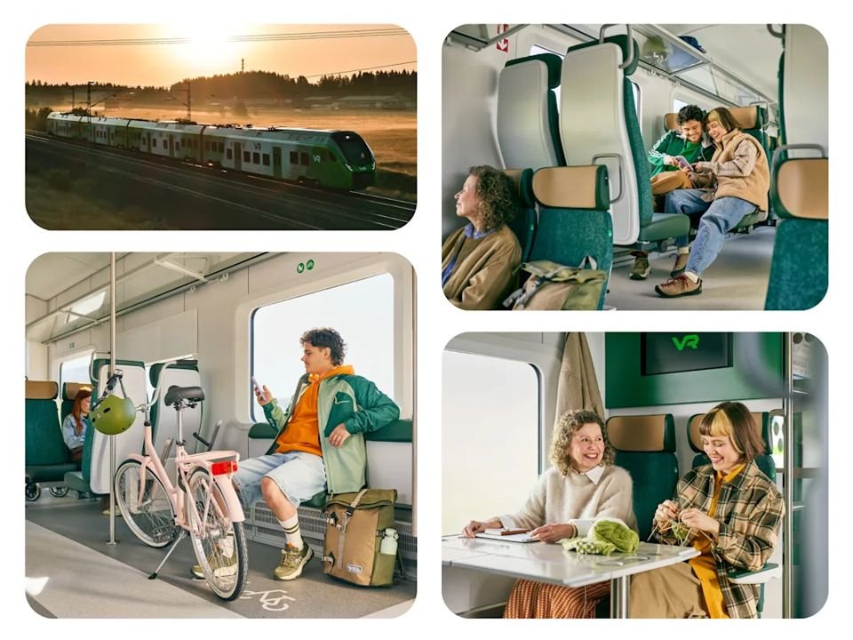 VR lansează noul tren de navetă Sm7, cu până la 700 de locuri și design modular, prezentat public la Tampere