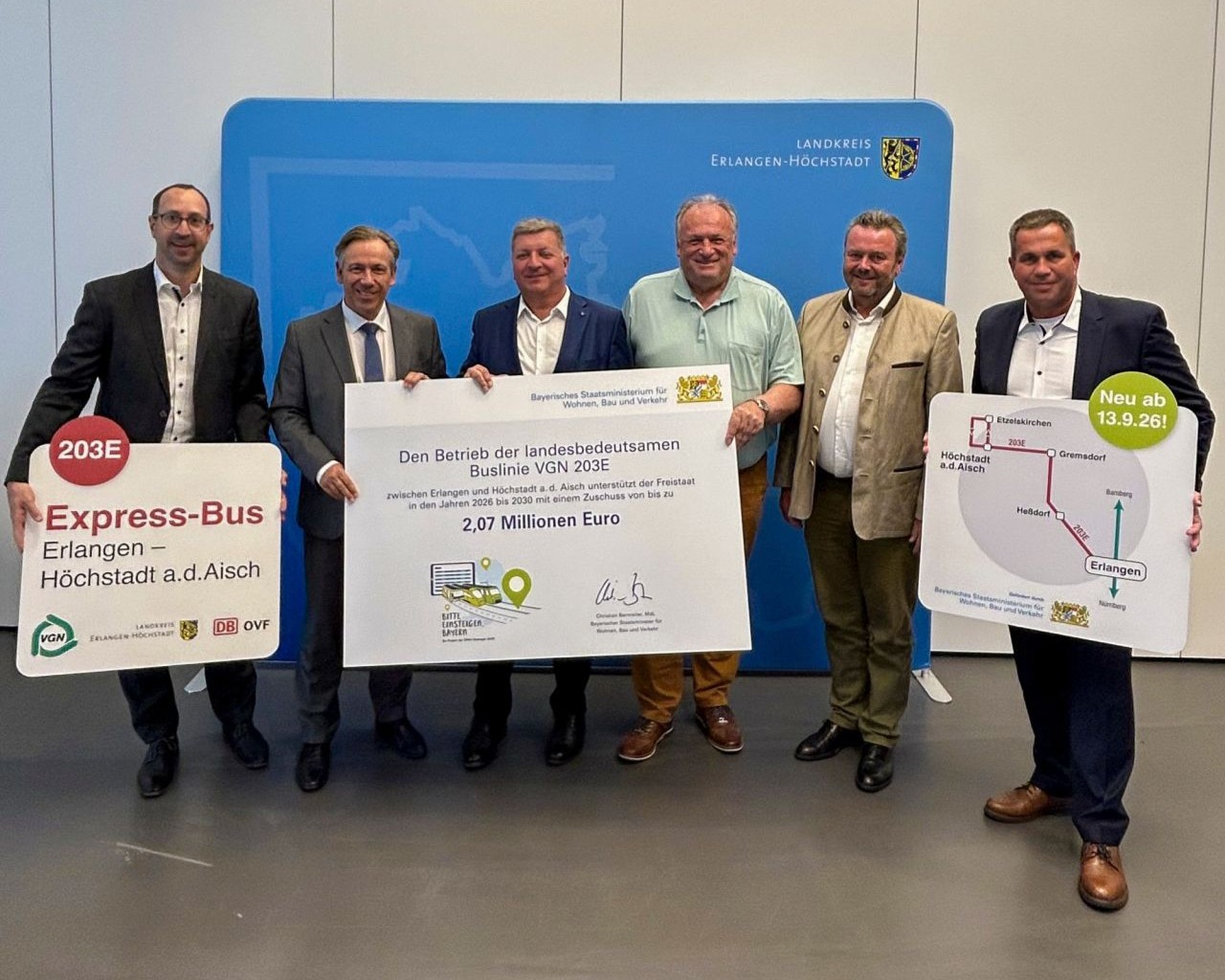 Bavaria lansează noua linie expres 203E între Erlangen și Höchstädt, cu timp de călătorie redus și conexiuni optimizate la tren