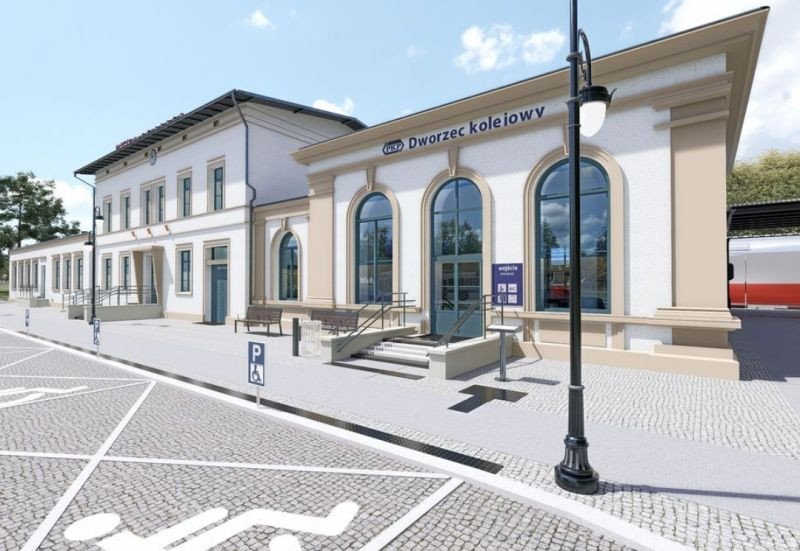 Cel mai vechi gară din Polonia, Oława (1842), intră într‑o nouă etapă a modernizării: pasagerii pot intra în interiorul clădirii renovate