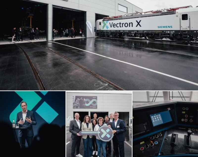 Siemens lansează locomotiva digitalizată Vectron X și deschide noul centru de service feroviar din München‑Allach