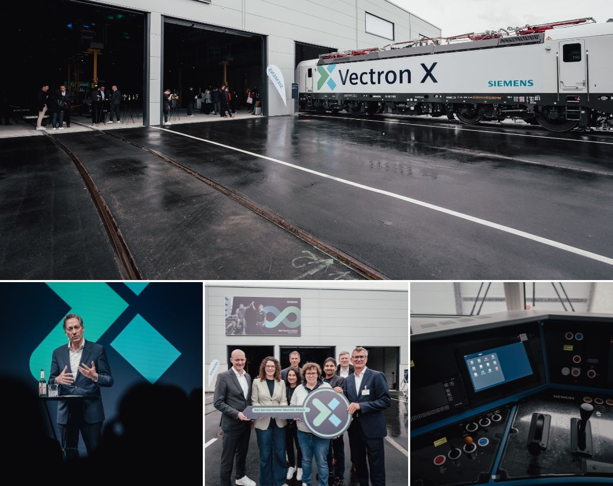 Siemens lansează locomotiva digitalizată Vectron X și deschide noul centru de service feroviar din München‑Allach