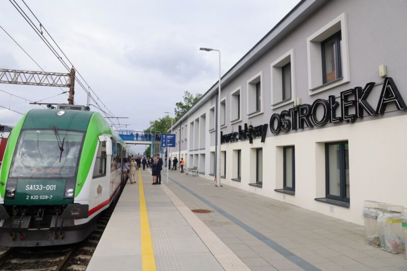 POLREGIO reactivează legătura feroviară cu Łomża: primele trenuri pornesc mâine pe ruta Białystok–Łomża, cu noi stații și conexiuni spre Ostrołęka și Olsztyn