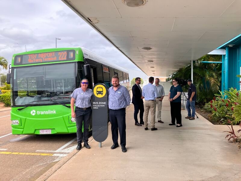 Townsville lansează noua rută 222, un serviciu dedicat care conectează aeroportul cu centrul orașului