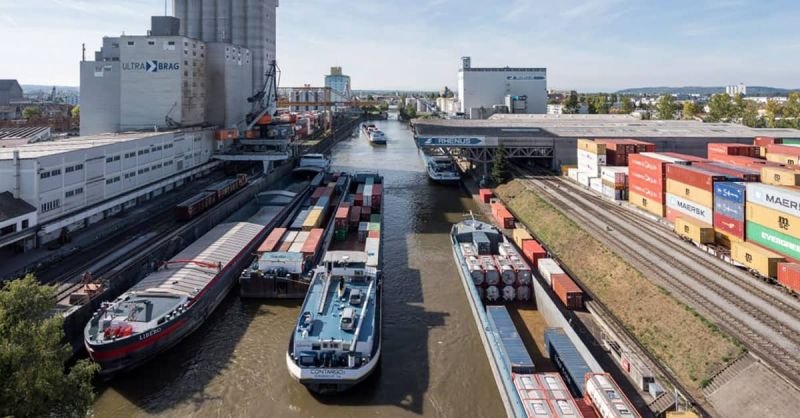Elveția extinde conceptul național pentru transportul de marfă, incluzând pentru prima dată porturile de pe Rin și infrastructura multimodală