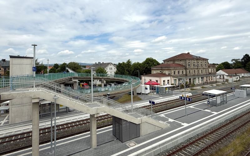 Gara Kirchenlaibach din Oberfranken a devenit complet accesibilă, după investiții de 11,8 milioane de euro