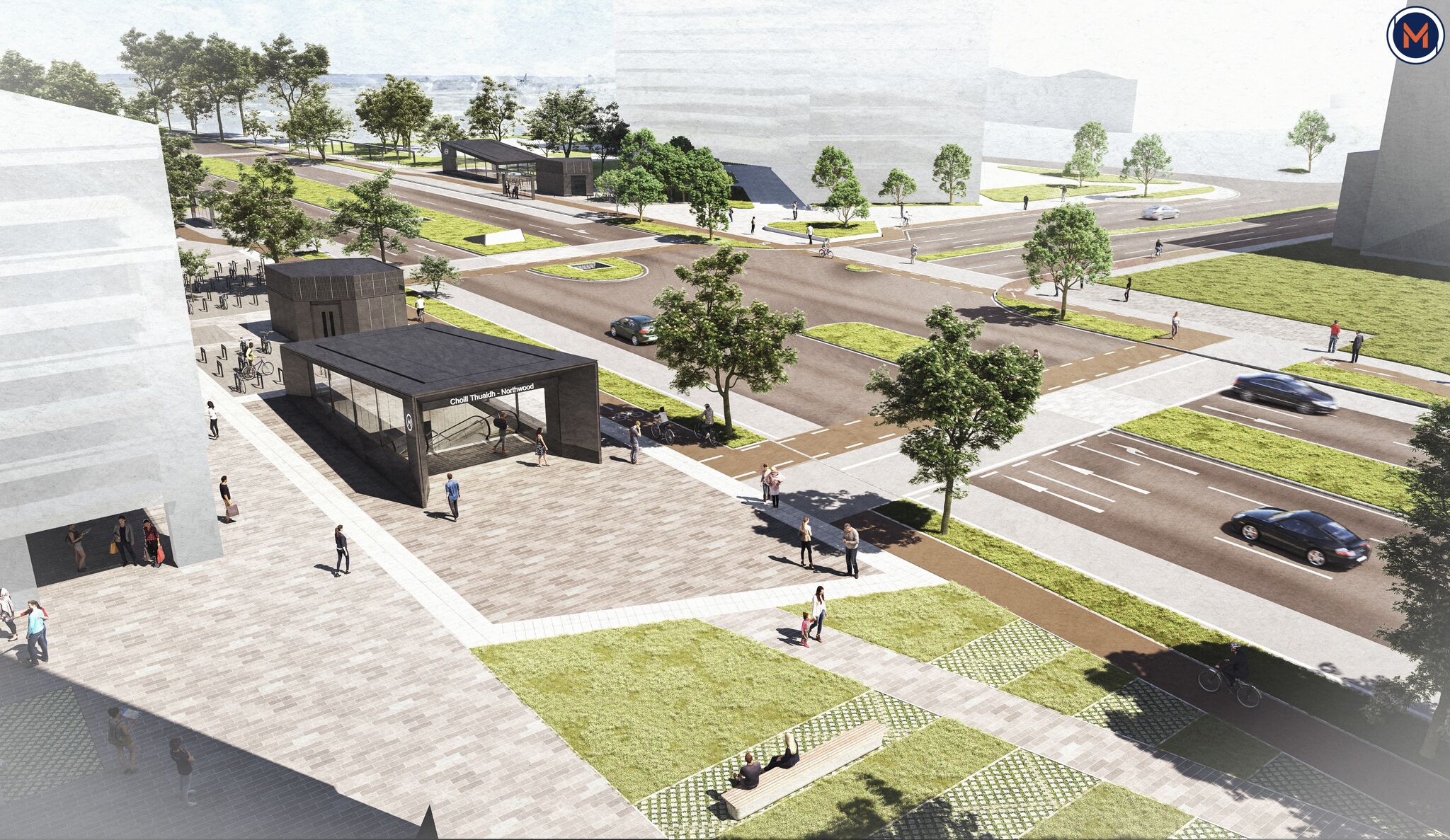MetroLink prezintă stația Northwood: un nod urban modern, luminos și pregătit pentru viitorul mobilității din Dublin