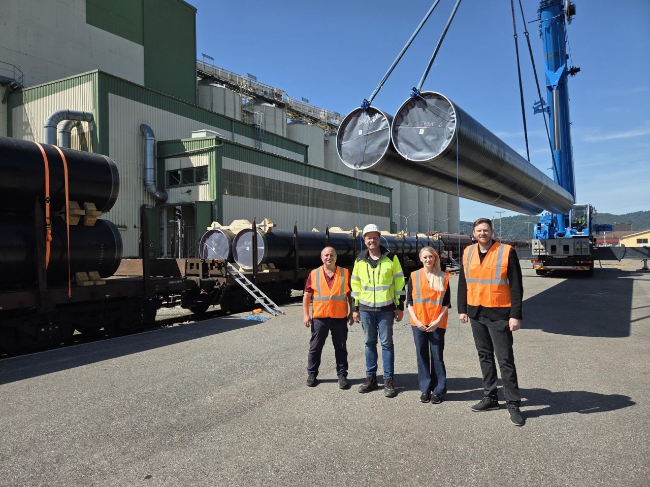 Rail Cargo Group transportă primele 792 de conducte pentru proiectul WAG Loop 1, un transport special de infrastructură critică realizat pe cale ferată între Monfalcone și Aschach an der Donau
