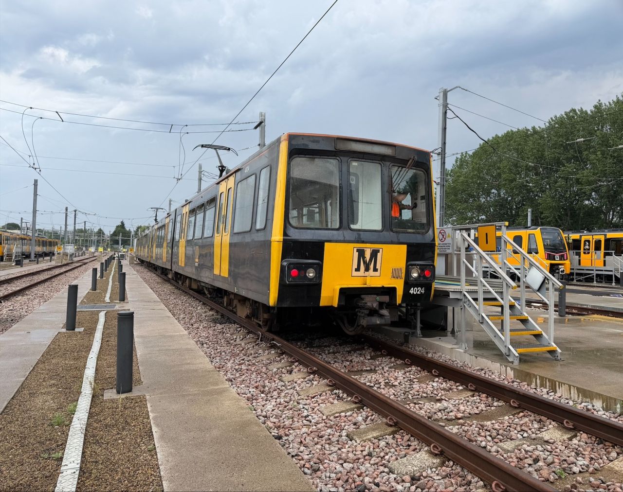 Ultima zi pentru trenurile originale Class 599 pe Tyne and Wear Metro, după 46 de ani de serviciu neîntrerupt