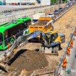 Lot 4 modernizare linii tramvai - Se excavează în 3 puncte la Pod Constanța și se lucrează și sâmbăta pentru a urgenta lucrările pe cel mai important tronson de cale din București
