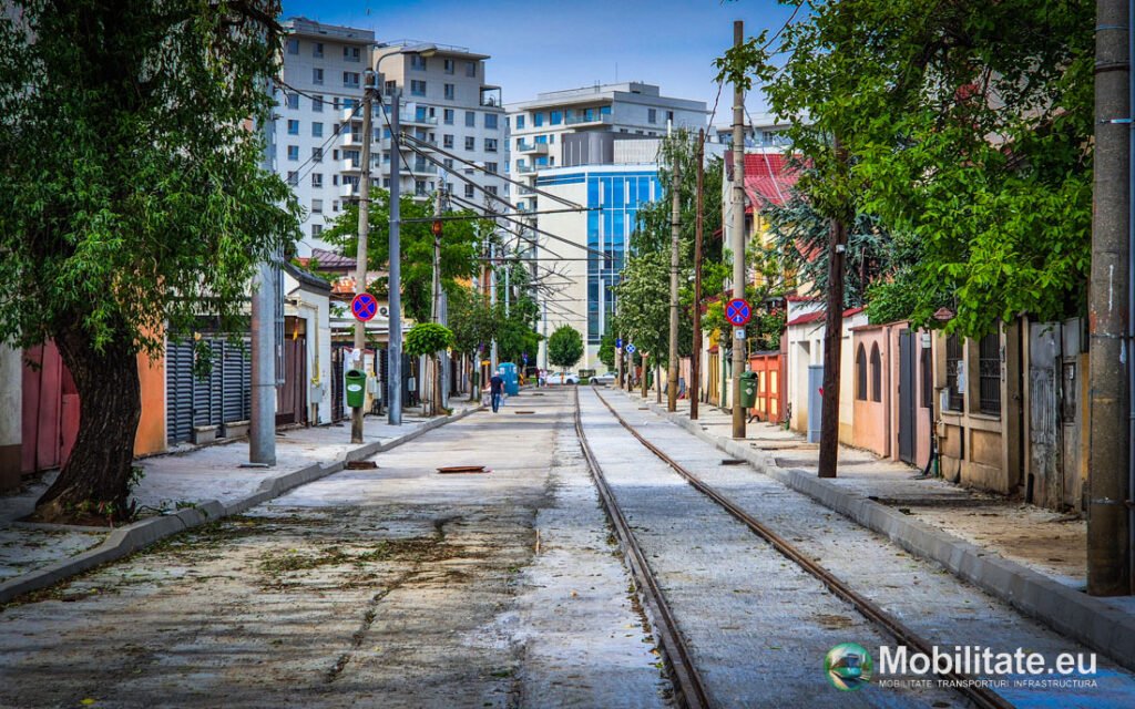 Lot 11 modernizare linii tramvai - Ultimul reportaj mobilitate.eu cu lotul în șantier. Strada Clăbucet așteaptă asfaltul și finisajele iar restul lotului doar finisaje și ultimele piese din stații. Recepția va avea loc până în 15 iulie