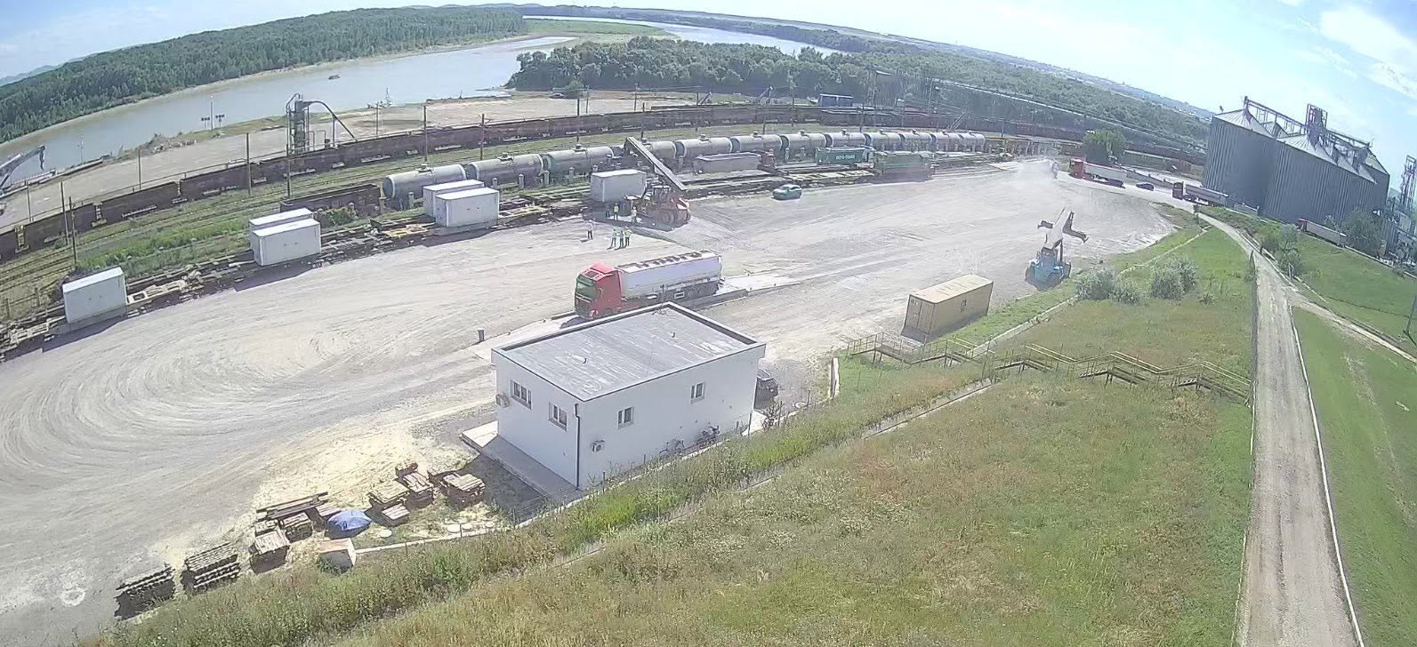 Calea Ferată din Moldova reia transportul containerizat între Portul Constanța și Chișinău prin Giurgiulești, demonstrând eficiența transbordării între ecartamente