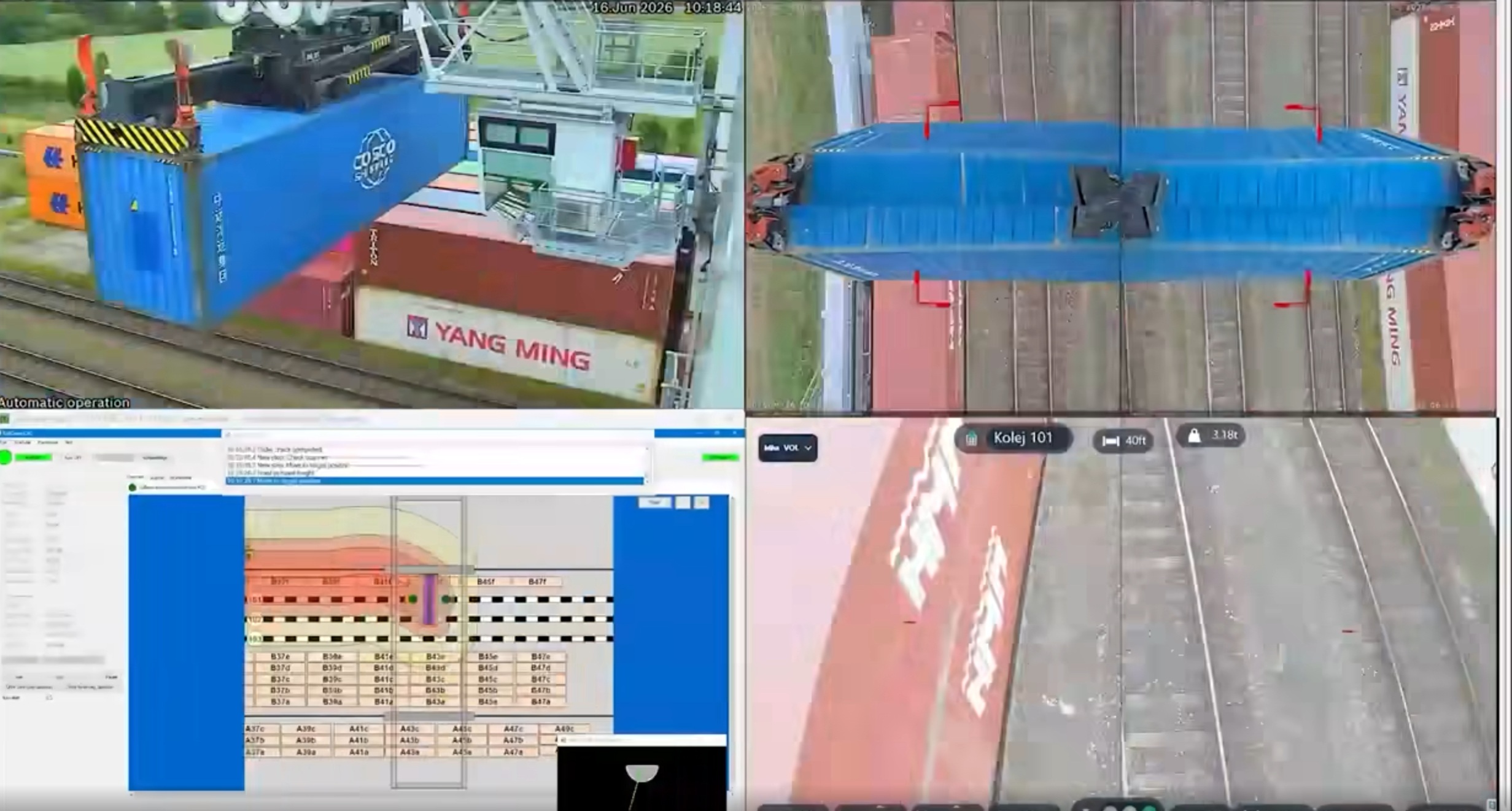 METRANS pune în funcțiune prima macara automată ARMG la terminalul din Plzeň, marcând un pas major în automatizarea operațiunilor intermodale