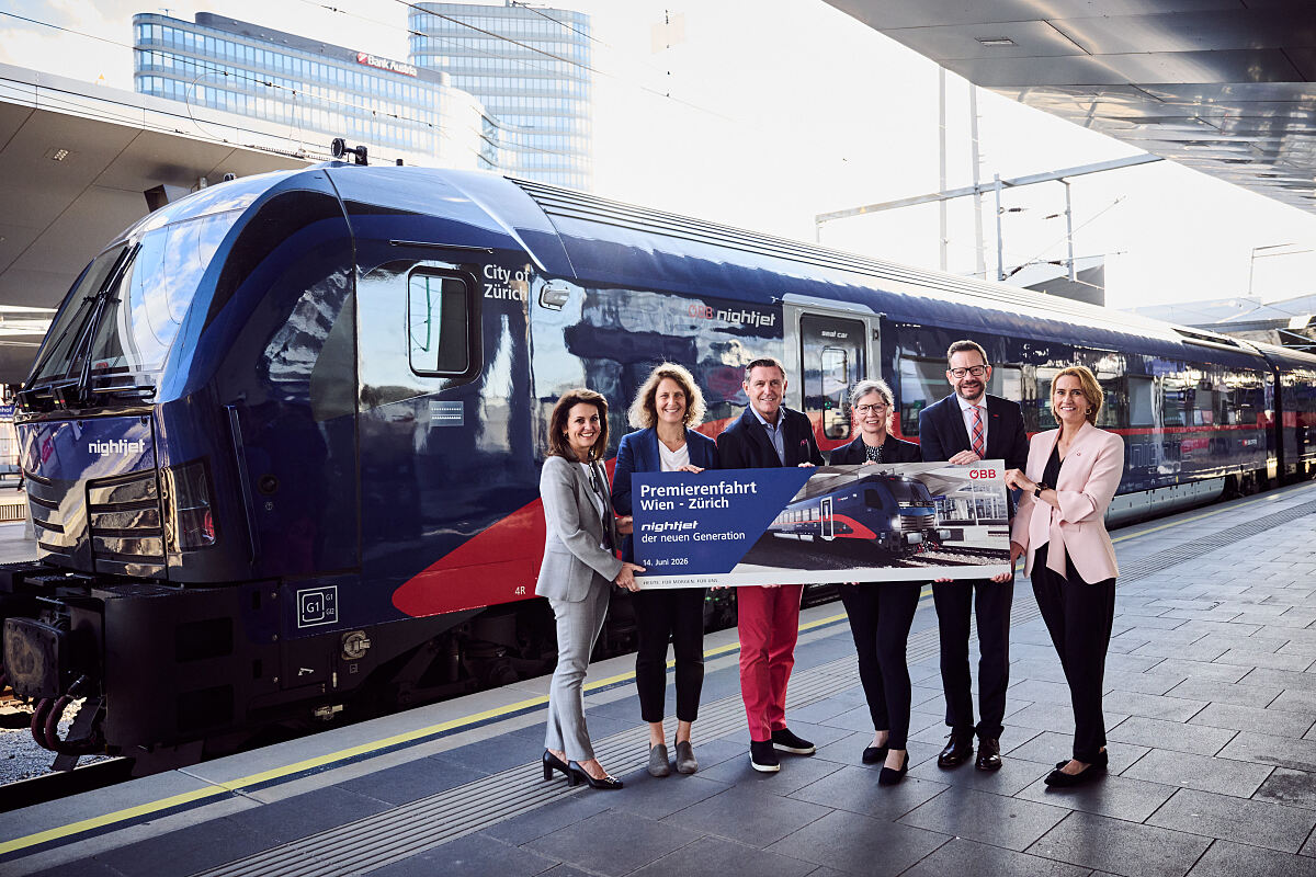 Noul Nightjet de generație nouă a ÖBB a debutat pe ruta Viena–Zürich, oferind mai mult confort, intimitate și tehnologie modernă