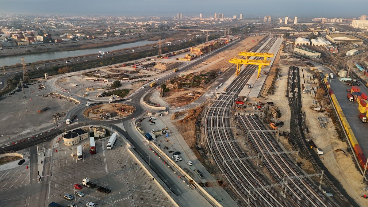 Noul terminal intermodal València‑Font de Sant Lluís este pregătit să opereze în ecartament iberic după finalizarea primei faze de modernizare