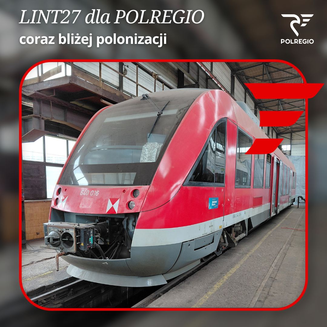 Modernizarea materialului rulant POLREGIO avansează cu documentația tehnică pentru cele nouă unități LINT27