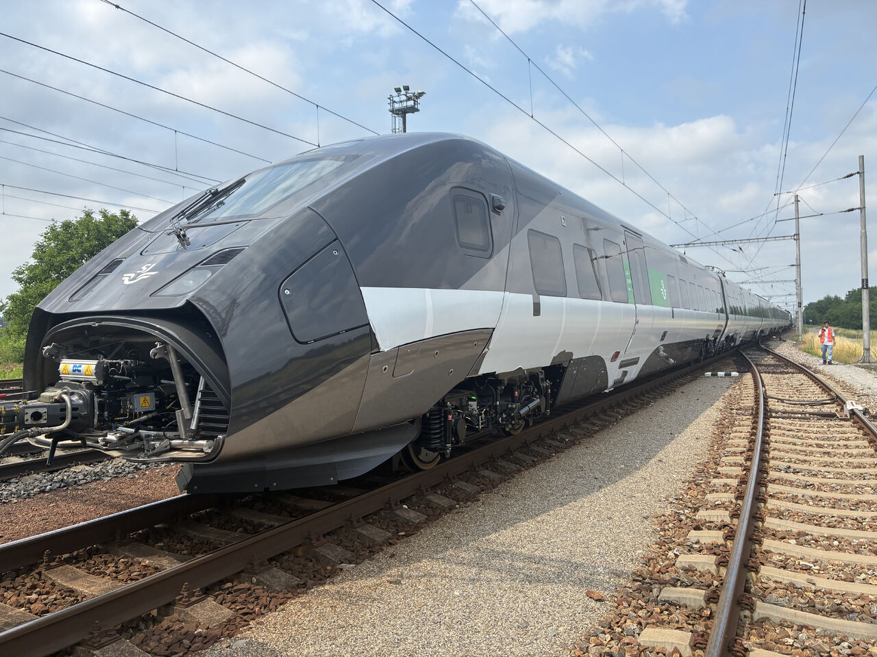 Unitatea electrică Alstom SJ250 a sosit la centrul de testare VUZ Velim pentru începerea campaniilor de verificare și omologare