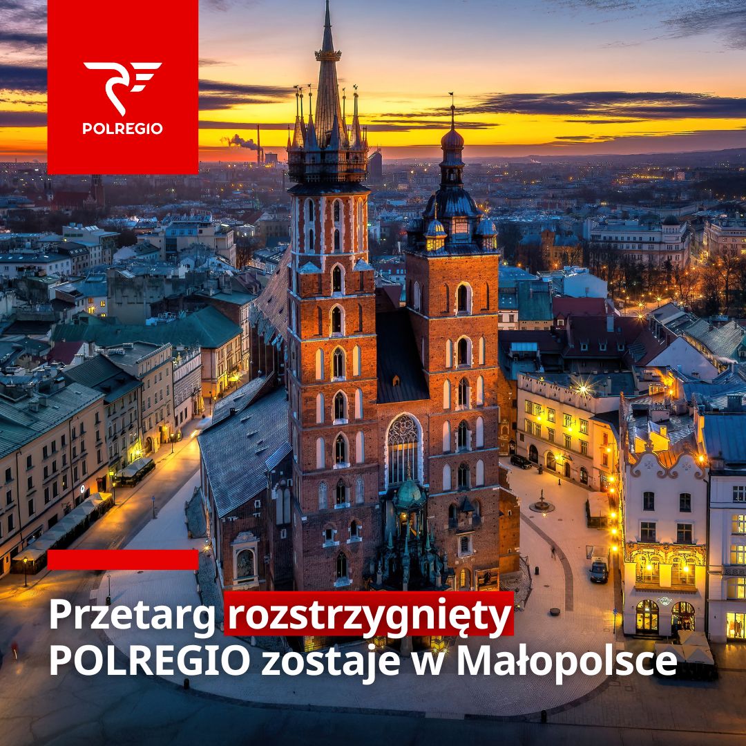 POLREGIO își prelungește operarea serviciilor feroviare regionale în Voievodatul Małopolska pentru perioada 2026–2031