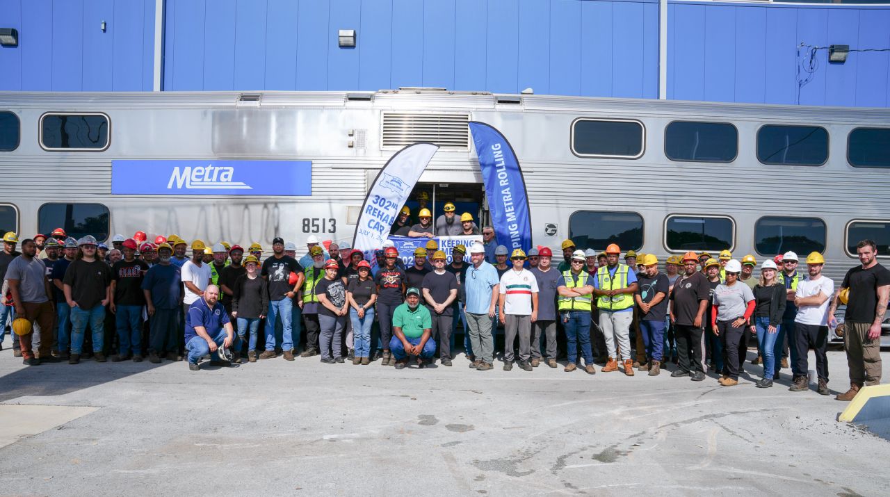 Metra finalizează reabilitarea a 302 vagoane, economisind peste 100 de milioane de dolari pentru contribuabili