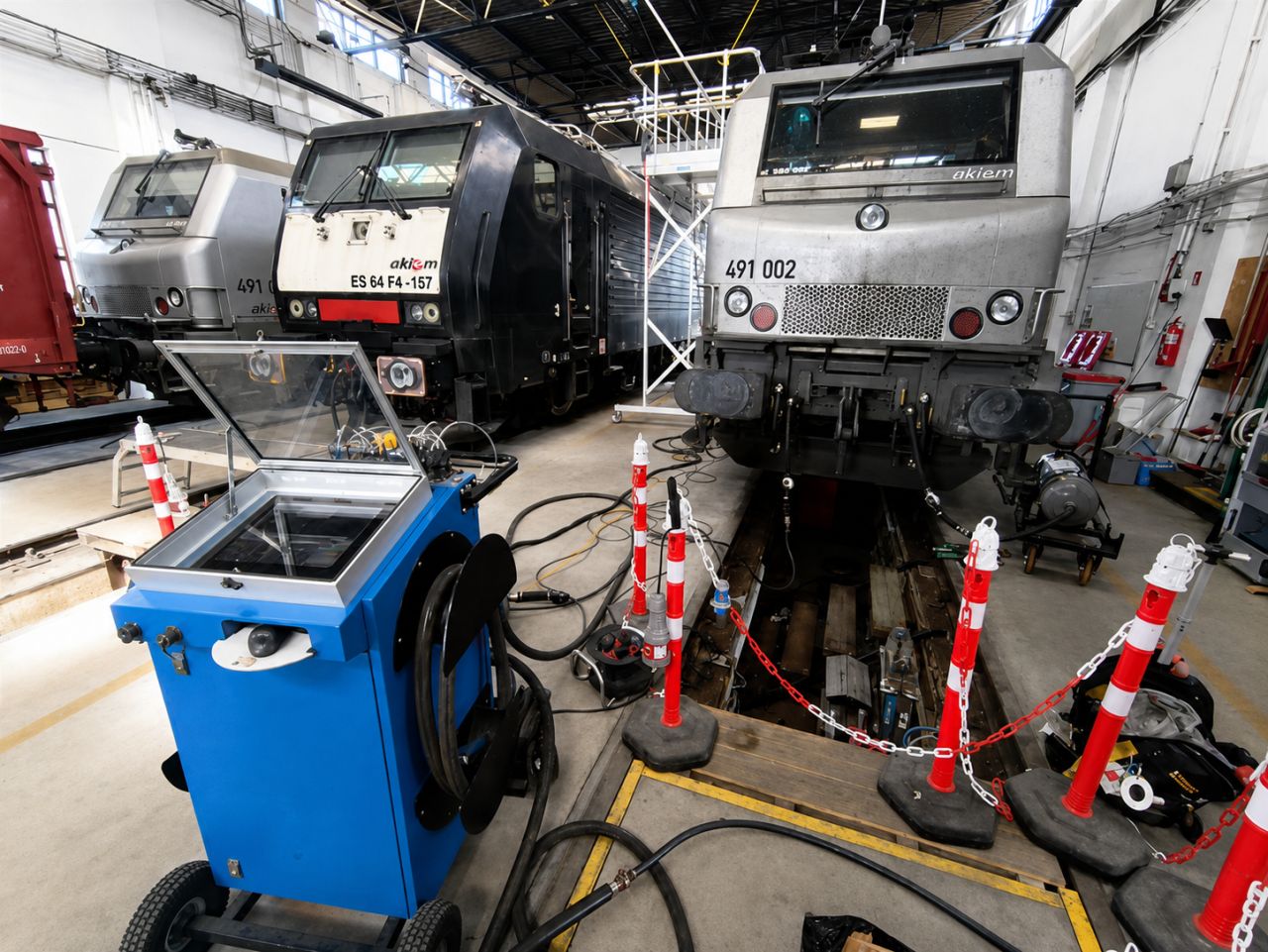 TechniNAT – SNCF Voyageurs intervine în Ungaria pentru remedierea rapidă a sistemului de frânare al unei locomotive BB 27000 Akiem