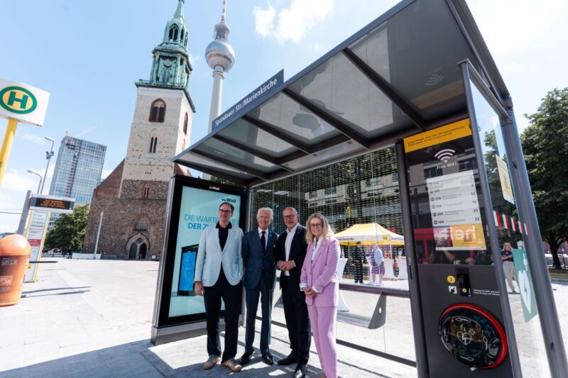 BVG testează în Berlin conceptul de stație inteligentă pentru transportul public urban
