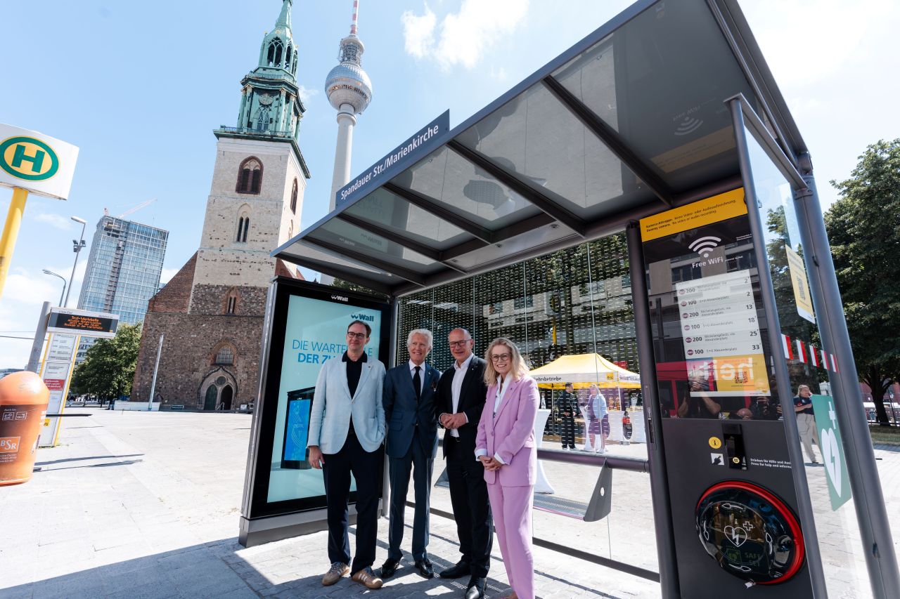 BVG testează în Berlin conceptul de stație inteligentă pentru transportul public urban