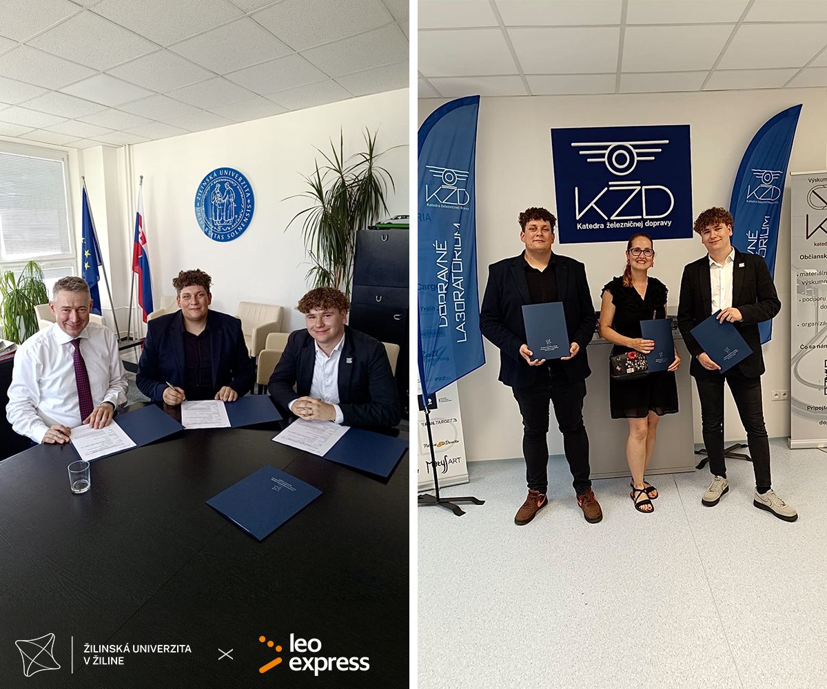 Leo Express semnează un parteneriat cu Universitatea din Žilina pentru formarea viitorilor profesioniști feroviari