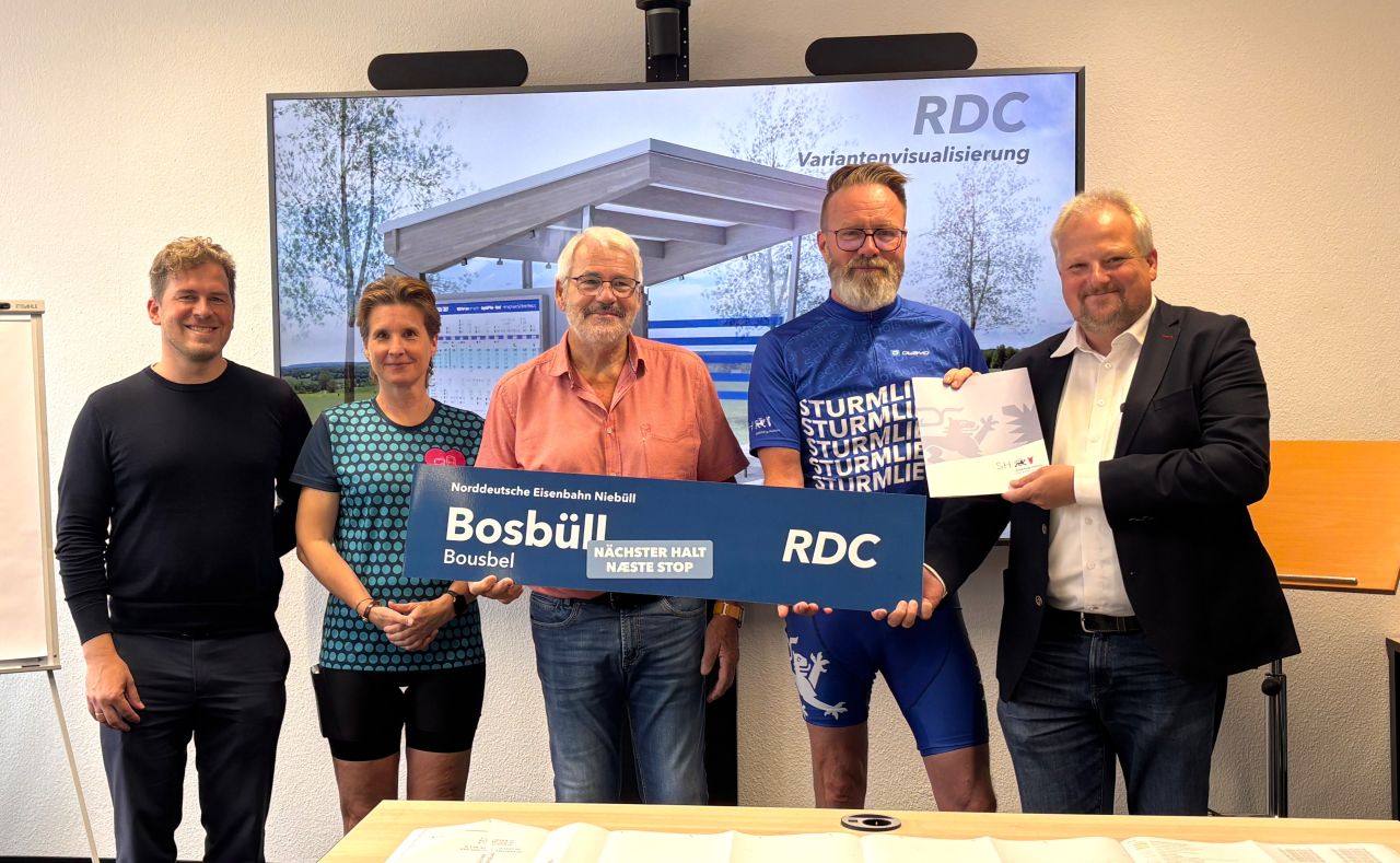 Schleswig‑Holstein finanțează noua stație feroviară Bosbüll, lucrările încep în octombrie, deschiderea este prevăzută pentru vara 2027