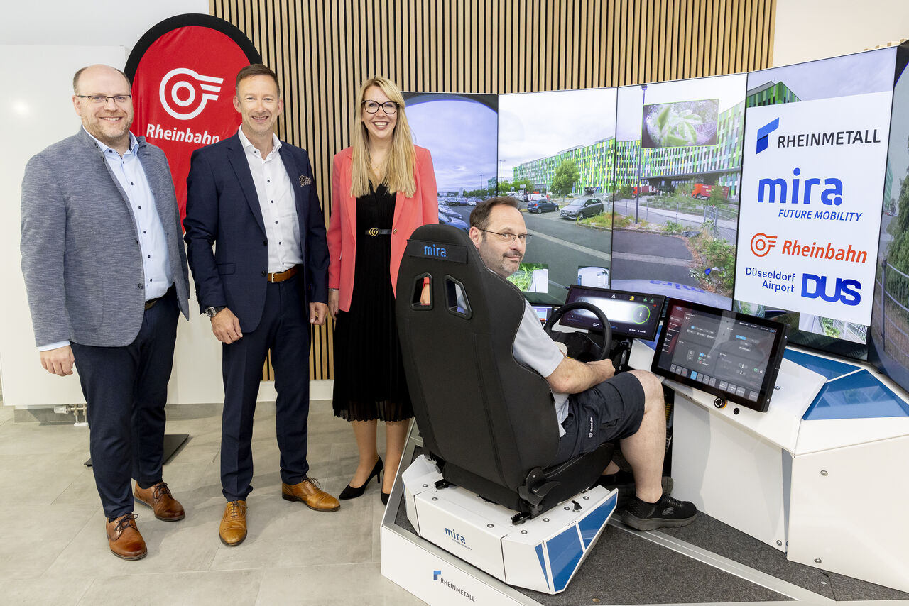 Rheinbahn, MIRA și Aeroportul Düsseldorf lansează testul operațional al navetelor teleoperate: un pas concret spre mobilitatea automatizată