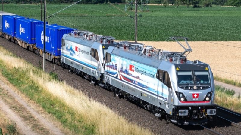 RAILPOOL France pune în circulație locomotiva TRAXX 188 pentru SBB Cargo pe rețeaua feroviară franceză