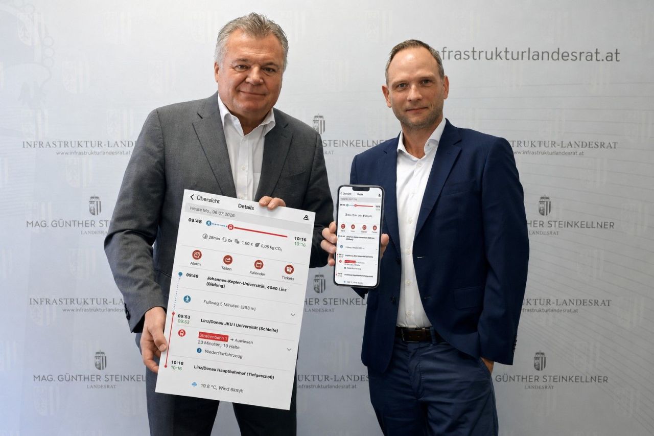 OÖ Verkehrsverbund atinge un record de 29 de milioane de interogări digitale și introduce date în timp real pentru toate mijloacele de transport din Oberösterreich