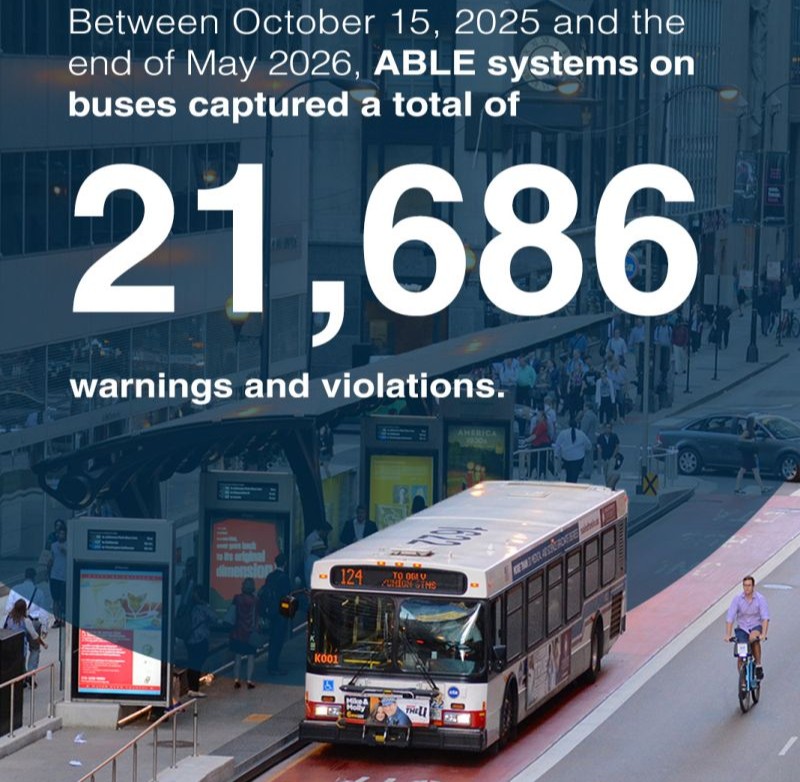 Chicago extinde sistemul automat de monitorizare a benzilor de autobuz pentru creșterea siguranței și accesibilității