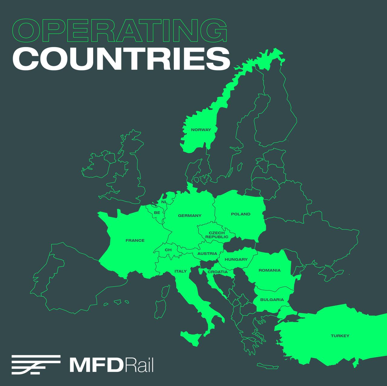 MFD Rail își extinde serviciile în Cehia, unul dintre cele mai importante noduri feroviare din Europa