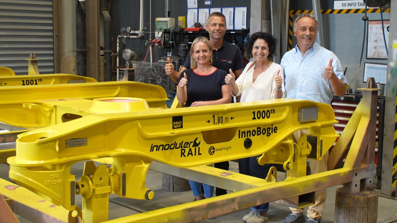 Innoduler Rail a produs cadrul cu numărul 1.000 pentru boghiul InnoBogie