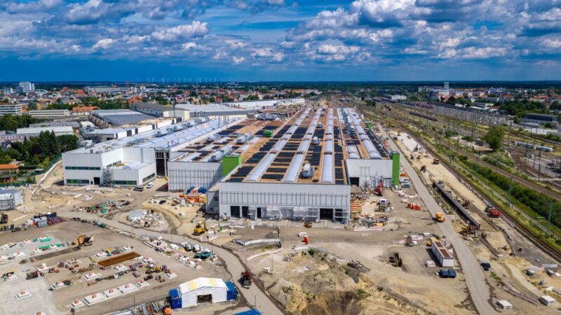 Noua uzină DB din Cottbus intră în faza decisivă: primele teste în Hall 1 și start operațional în 2027
