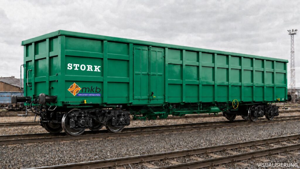 STORK Cargo și Mindener Kreisbahnen comandă 70 de vagoane Eanos noi, produse în România, pentru extinderea capacității de transport feroviar
