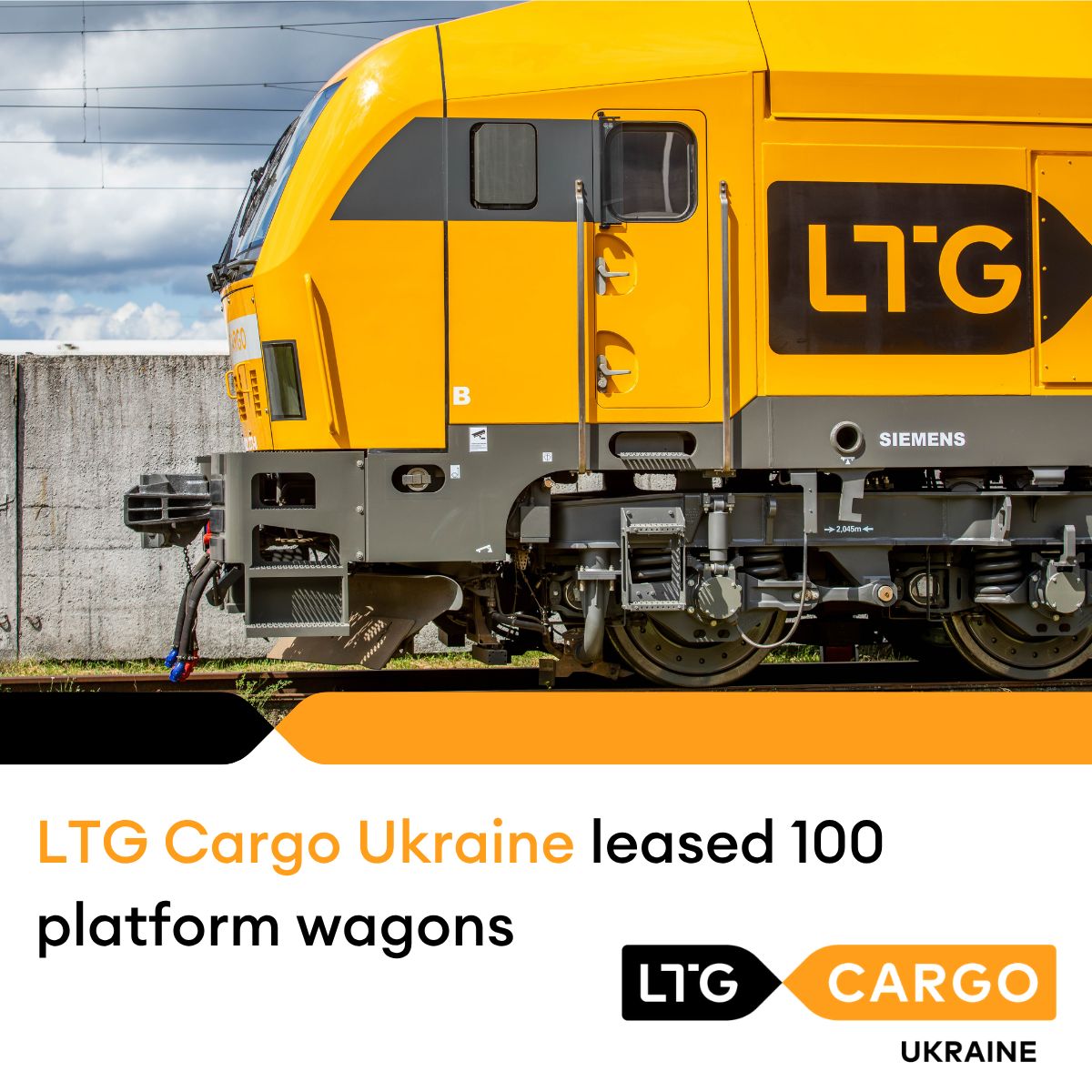 LTG Cargo Ukraine închiriază 100 de vagoane platformă către N’UNIT pentru consolidarea fluxurilor containerizate Ucraina–Polonia