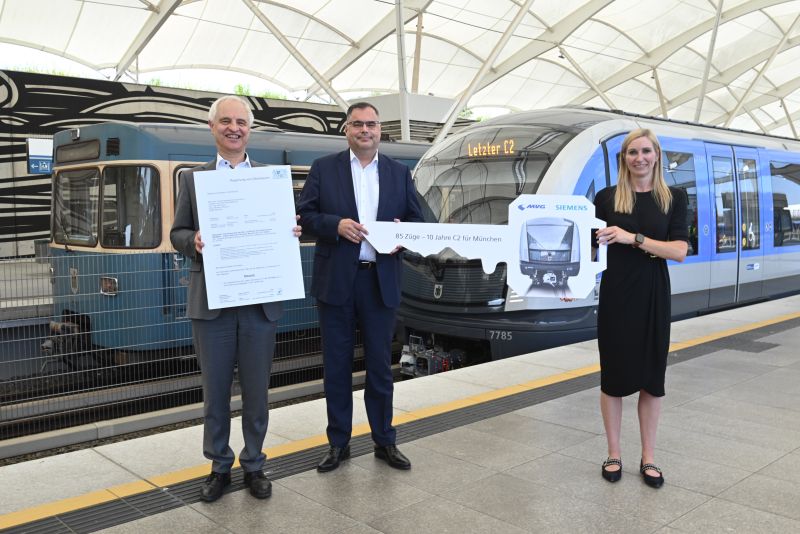 Siemens Mobility finalizează livrarea ultimului tren C2 pentru metroul din München, după 16 ani și peste 500 de vagoane produse