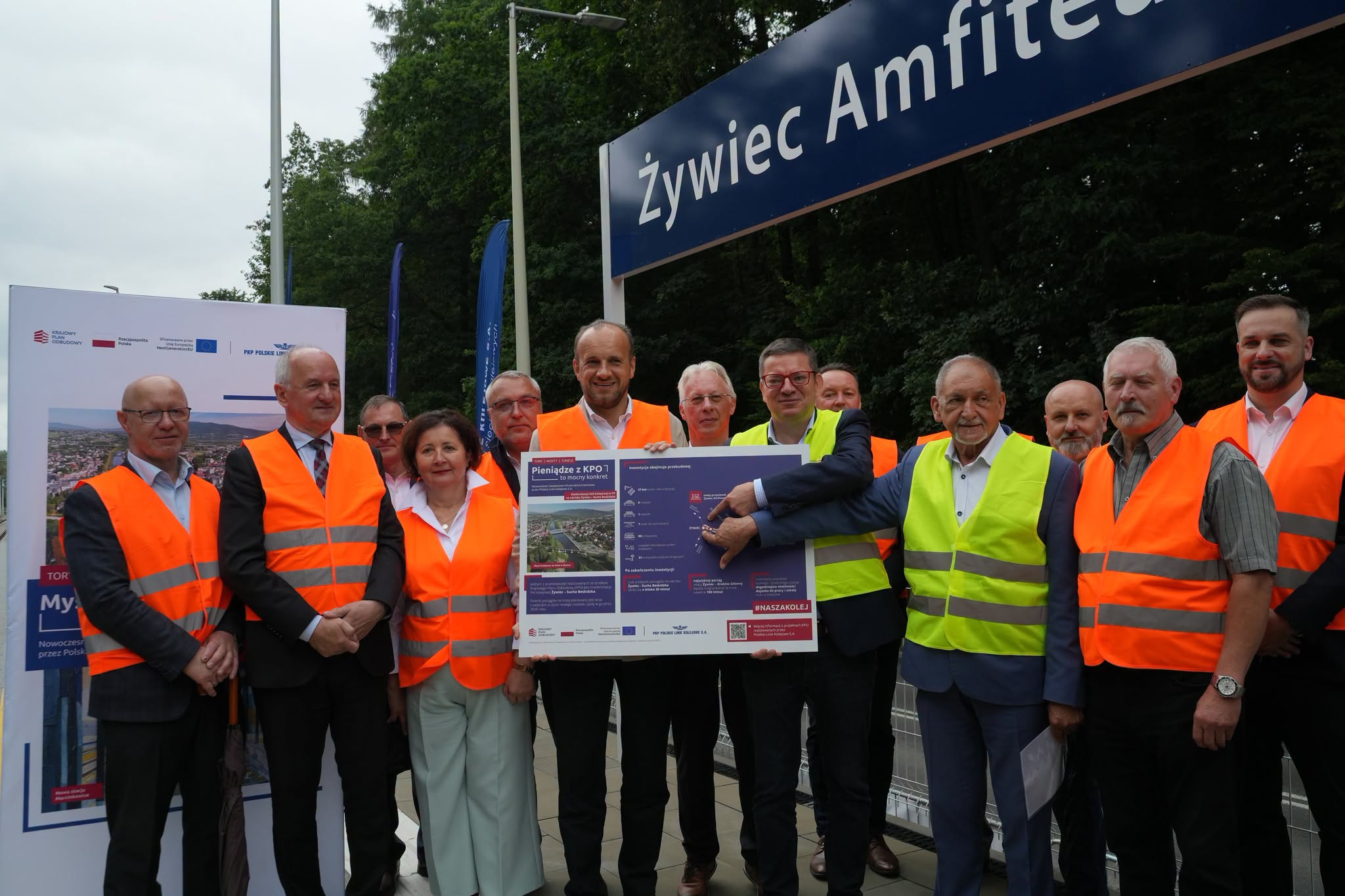 Modernizarea liniei 97 dintre Sucha Beskidzka și Żywiec se apropie de final: călătoria spre Beskidy va fi cu 30 de minute mai scurtă din decembrie
