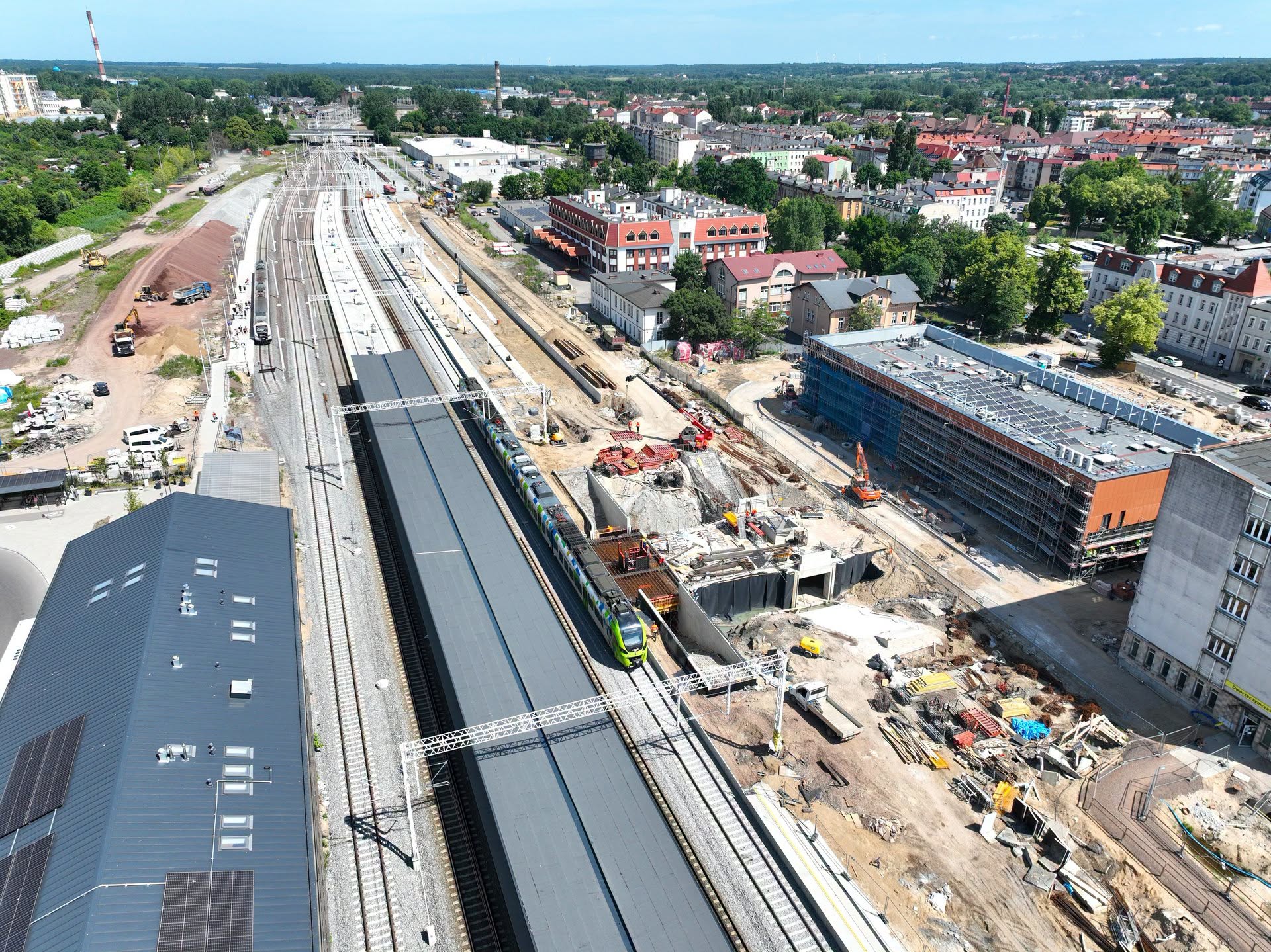 Modernizarea liniei Lębork–Słupsk avansează: noi peroane, pasaje subterane și trenuri mai rapide până la 200 km/h